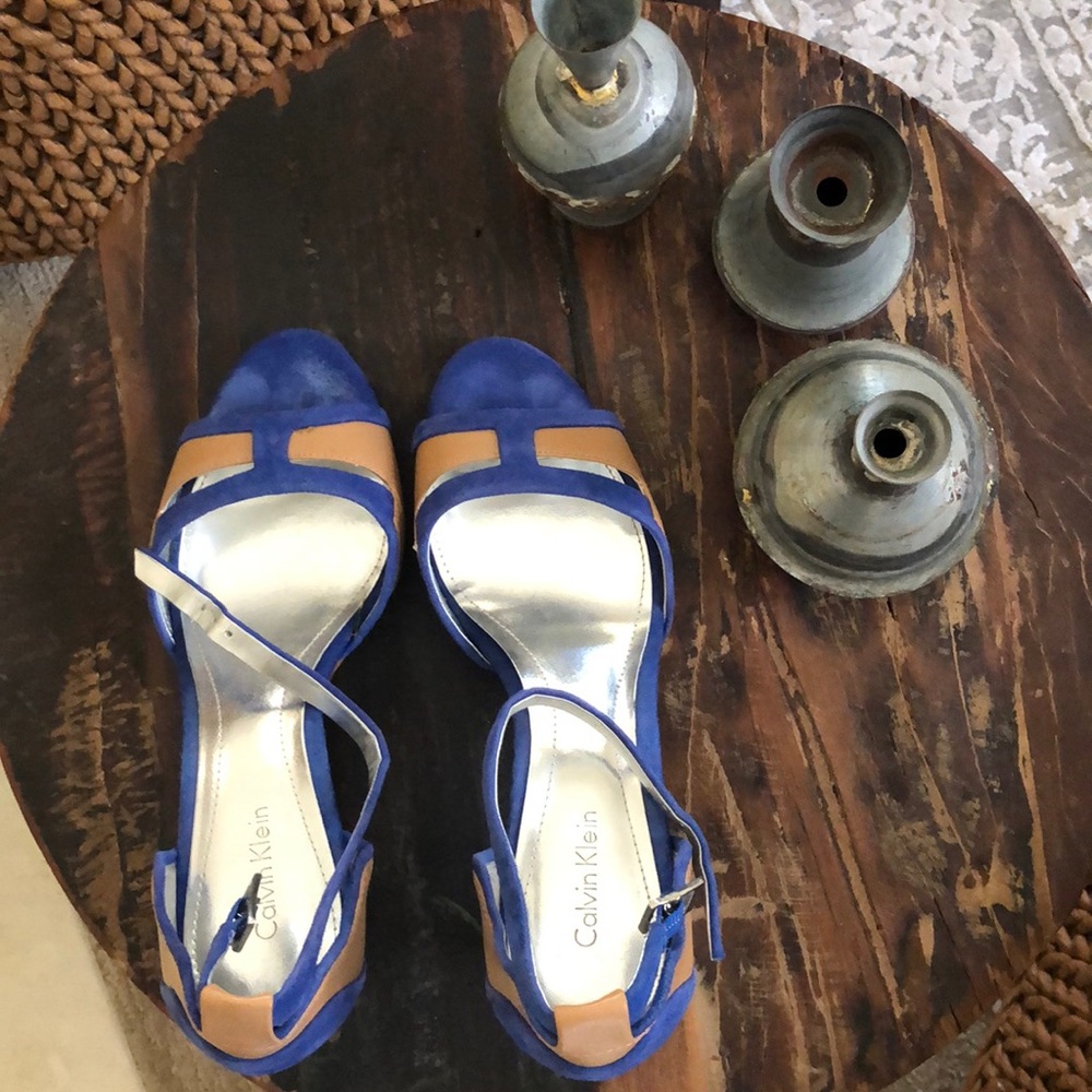 Blue suede shoes